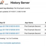 Spark Tutorial Perf Metrics with History Server